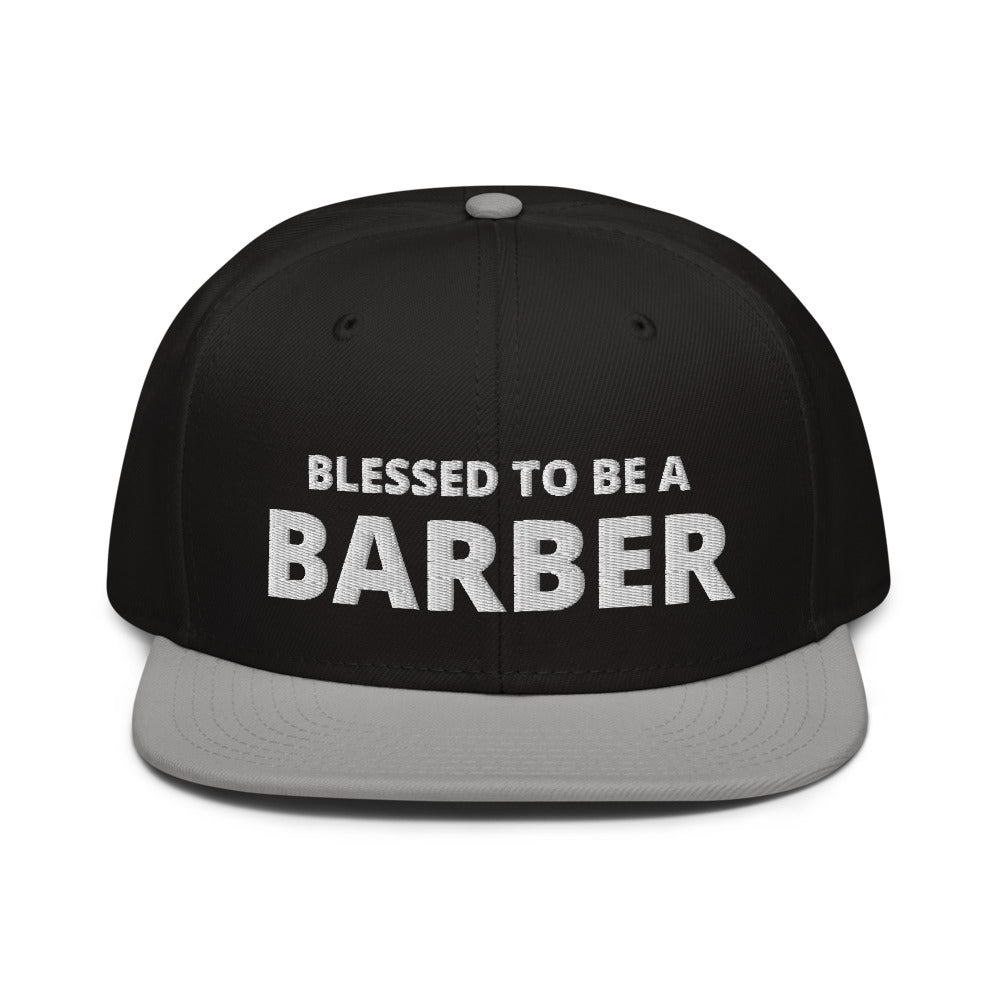 Blessed to be a Barber Snapback Hat