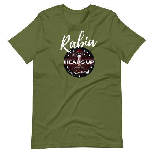 Rabia  Heads Up Jamestown Unisex t-shirt
