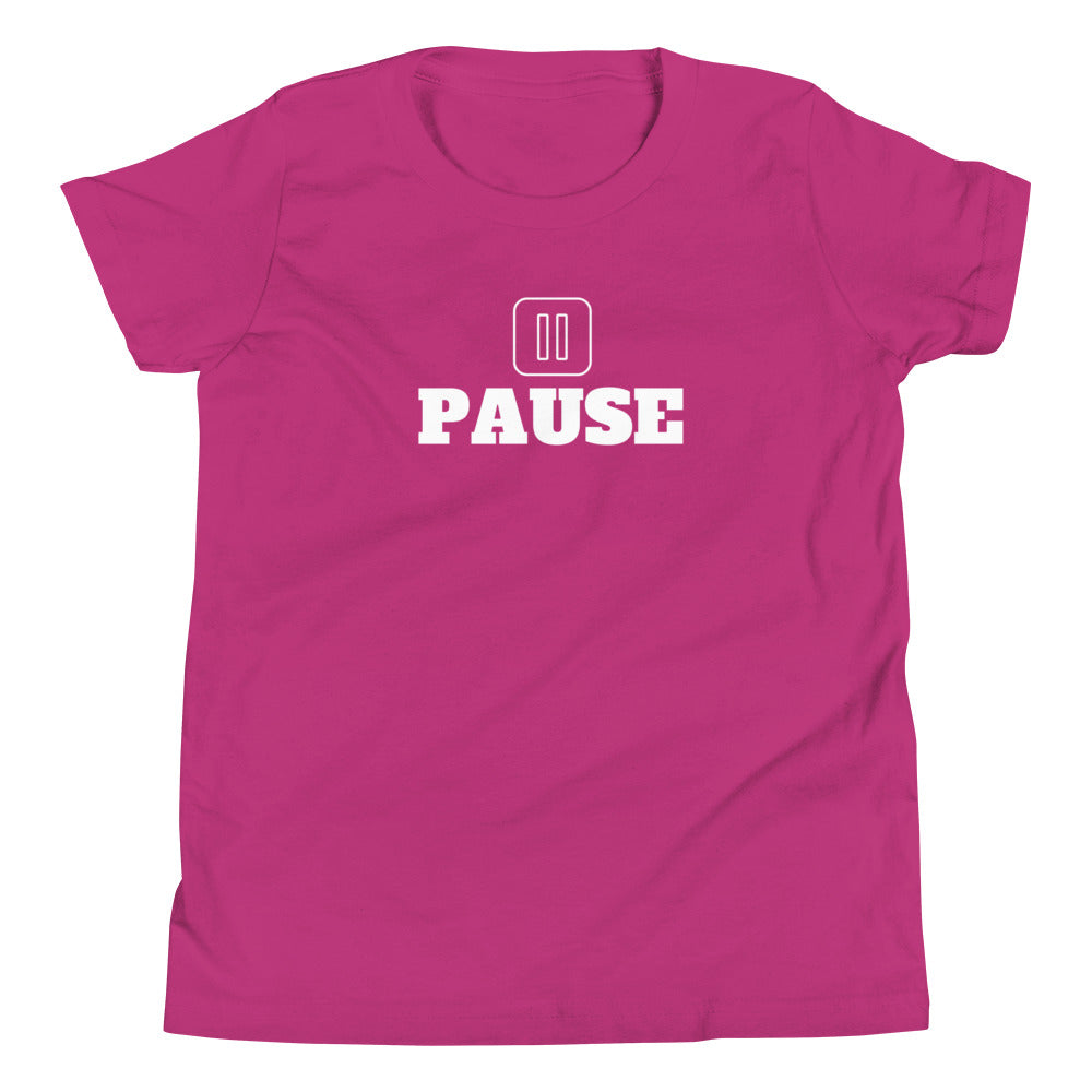 Pause Youth Short Sleeve T-Shirt Legend